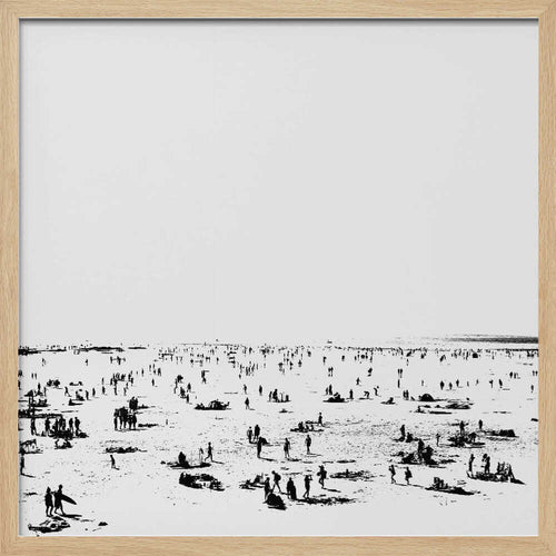 Beach No2 Art Print UK — Abstract Vibrant Wall Art — Office — Wall It All Prints