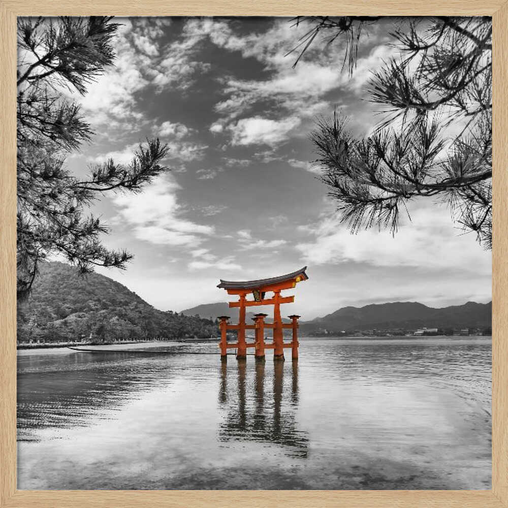 Miyajima Torii Gate Art Print UK — Japanese Calm Wall Art — Bedroom — Wall It All Prints