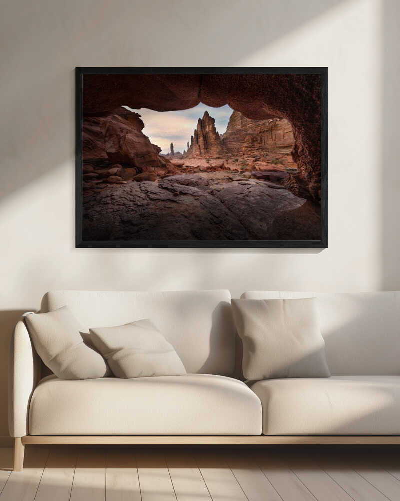 Majestic Desert Archway Art Print UK — Landscape Fresh Wall Art — Living Room — Wall It All Prints