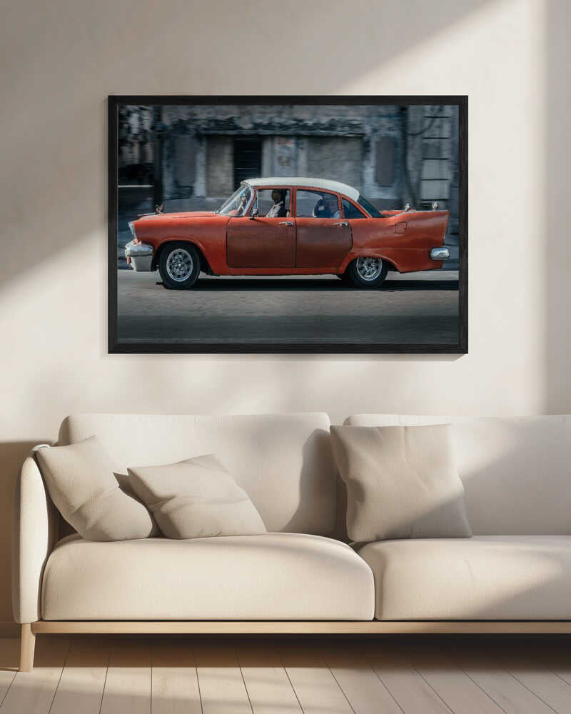 Havana Classic Car Art Print UK — Vintage Vibrant Wall Art — Living Room — Wall It All Prints