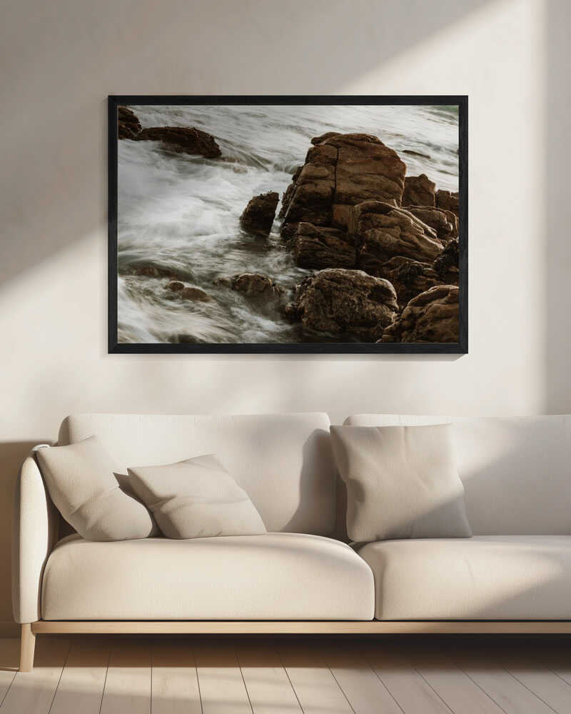 Serene Coastal Flow Art Print UK — Landscape Calm Wall Art — Living Room — Wall It All Prints