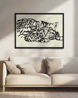Resting Leopard Gaze