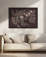 Pink Flowering Tree Art Print UK — Botanical Calm Wall Art — Living Room — Wall It All Prints
