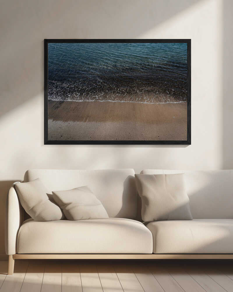 Gentle Ocean Waves Art Print UK — Landscape Calm Wall Art — Bedroom — Wall It All Prints