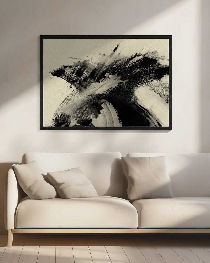 Bold Abstract Strokes Art Print UK — Abstract Vibrant Wall Art — Office — Wall It All Prints