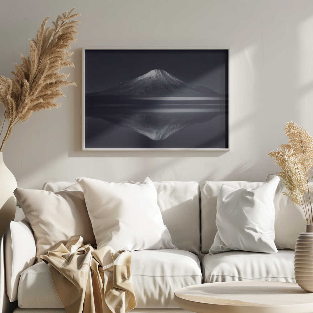 Mount Fuji Reflection Art Print UK — Japanese Calm Wall Art — Bedroom — Wall It All Prints