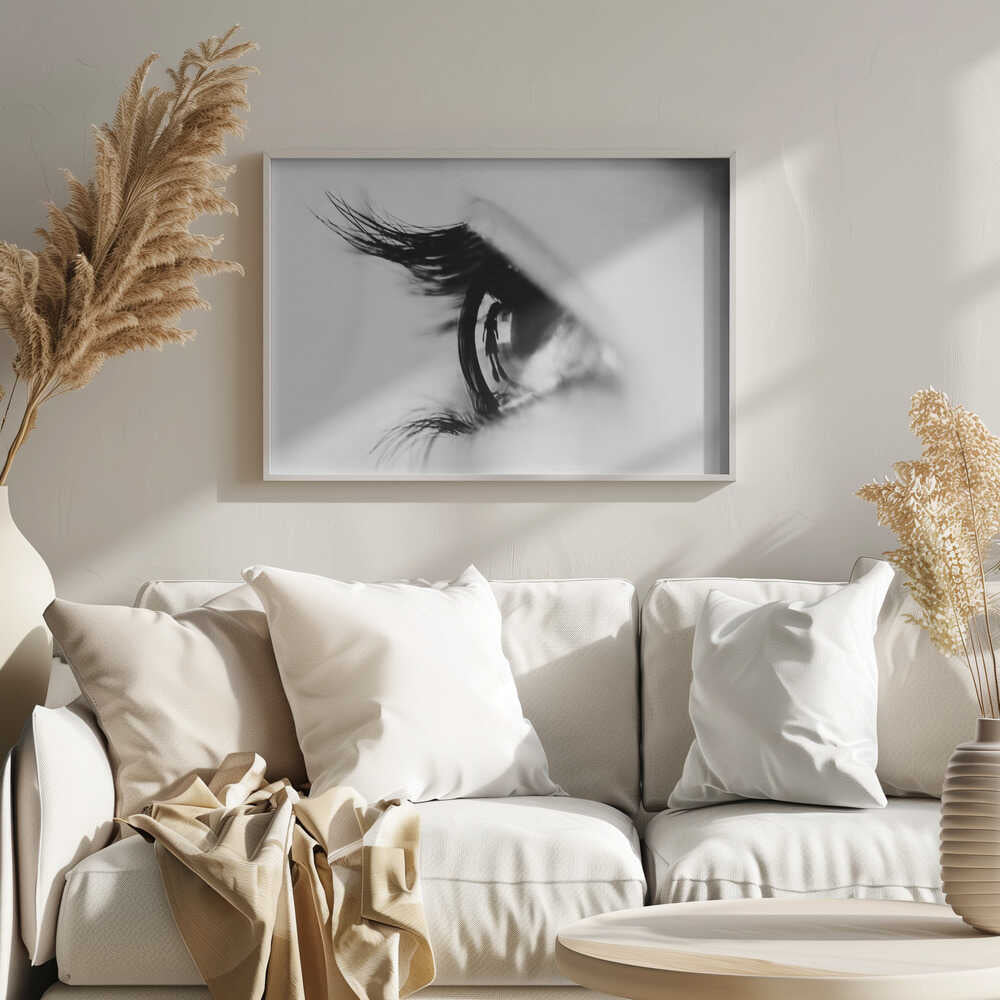 Eye's Inner Reflection Art Print UK — Abstract Dark Wall Art — Living Room — Wall It All Prints