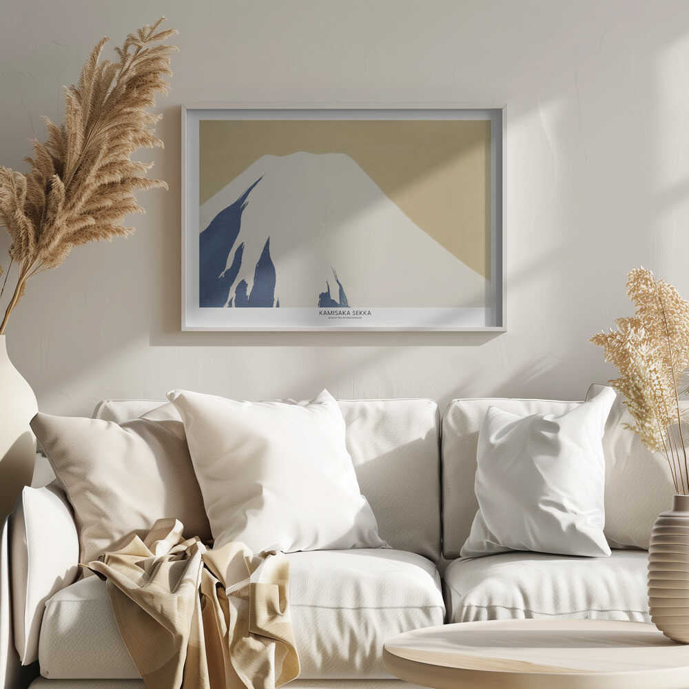 Mount Fuji From Momoyogusa Art Print UK — Japanese Vibrant Wall Art — Living Room — Wall It All Prints