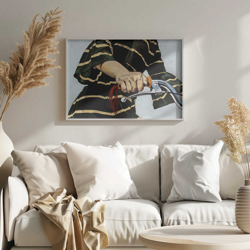 The Cyclist's Grip Art Print UK — Portrait Fresh Wall Art — Living Room — Wall It All Prints