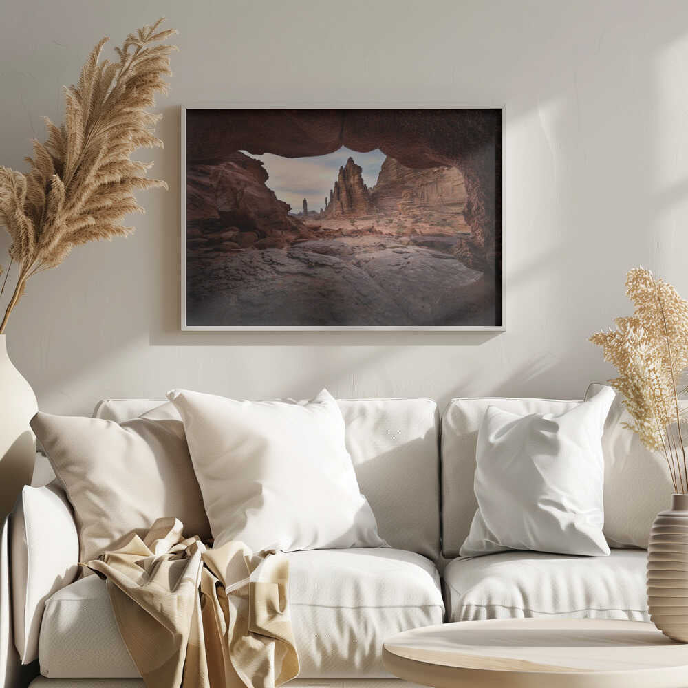 Majestic Desert Archway Art Print UK — Landscape Fresh Wall Art — Living Room — Wall It All Prints