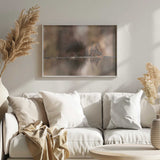 Red Squirrel's Reflection Art Print UK — Japanese Calm Wall Art — Living Room — Wall It All Prints
