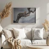 Majestic Tree Leopard Art Print UK — Animal Calm Wall Art — Living Room — Wall It All Prints
