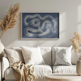 Blue Abstract Flow