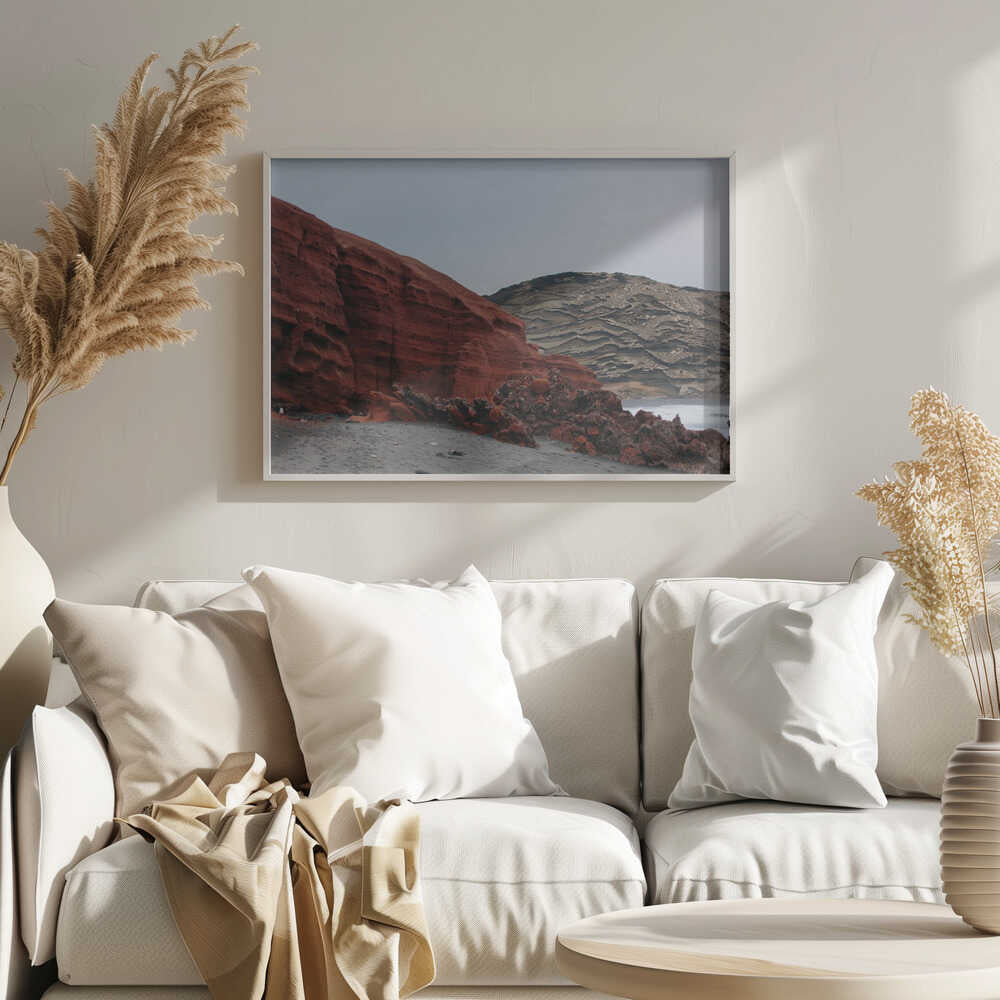 Volcanic Silence Art Print UK — Dark Moody Dark Wall Art — Office — Wall It All Prints