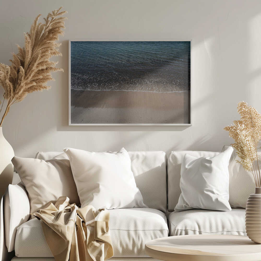Gentle Ocean Waves Art Print UK — Landscape Calm Wall Art — Bedroom — Wall It All Prints