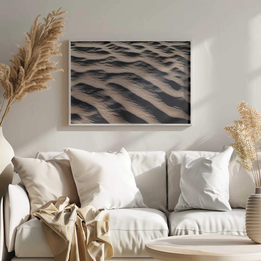 Desert Sand Waves Art Print UK — Abstract Calm Wall Art — Living Room — Wall It All Prints