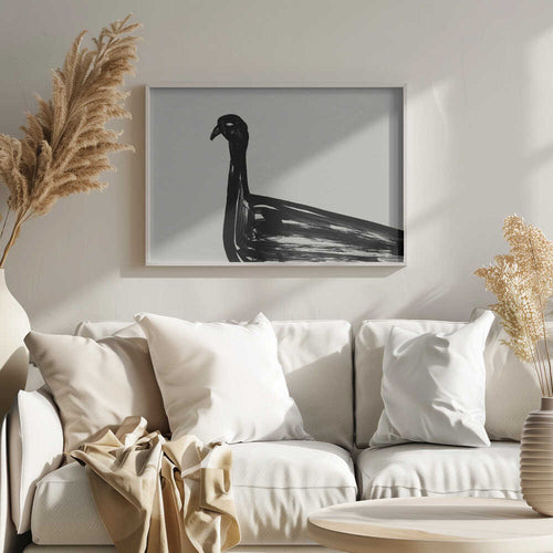 Abstract Crane Drawing Art Print UK — Abstract Vibrant Wall Art — Office — Wall It All Prints