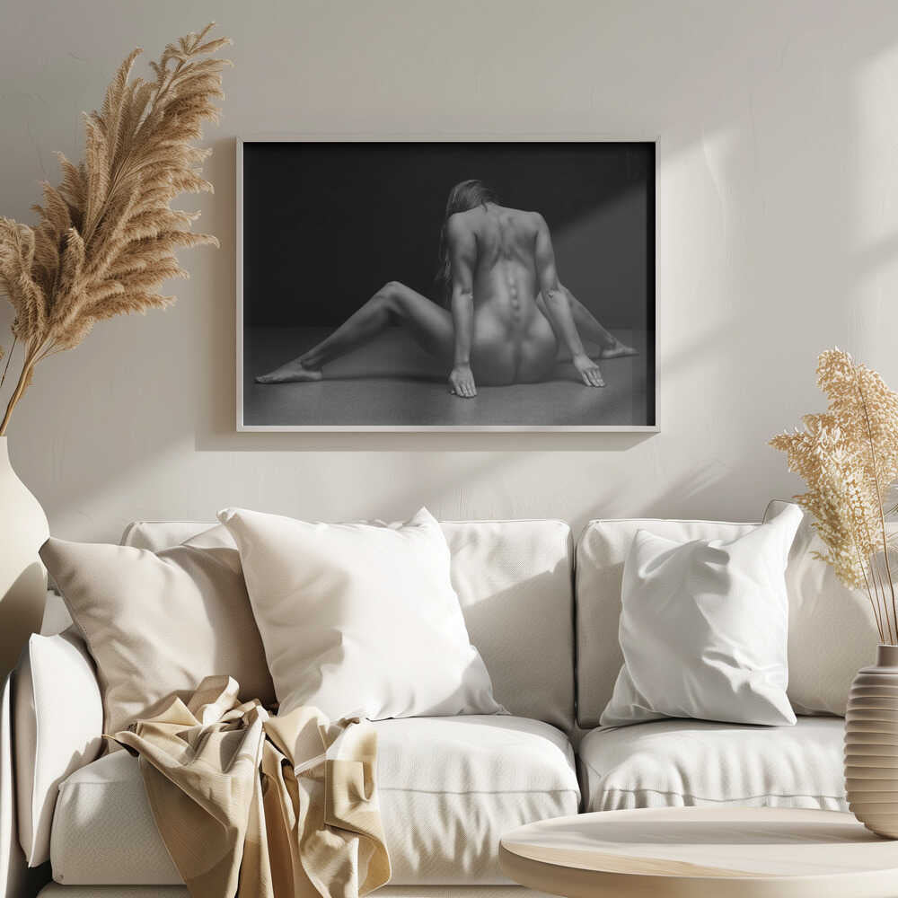 bodyscape Art Print UK — Japanese Dark Wall Art — Bathroom — Wall It All Prints