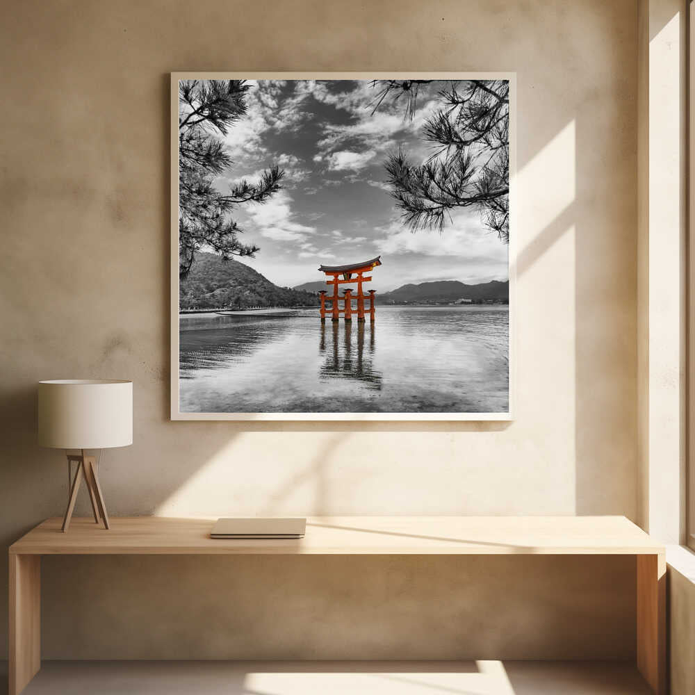 Miyajima Torii Gate Art Print UK — Japanese Calm Wall Art — Bedroom — Wall It All Prints