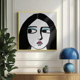 Modern Woman Portrait Art Print UK — Abstract Vibrant Wall Art — Office — Wall It All Prints