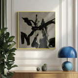 Abstract Ink Movement Art Print UK — Abstract Dark Wall Art — Office — Wall It All Prints