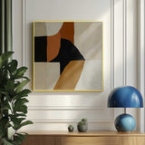 Warm Abstract Forms Art Print UK — Abstract Vibrant Wall Art — Office — Wall It All Prints