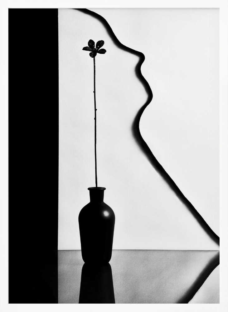 Elegant Profile Bloom Art Print UK — Botanical Vibrant Wall Art — Office — Wall It All Prints