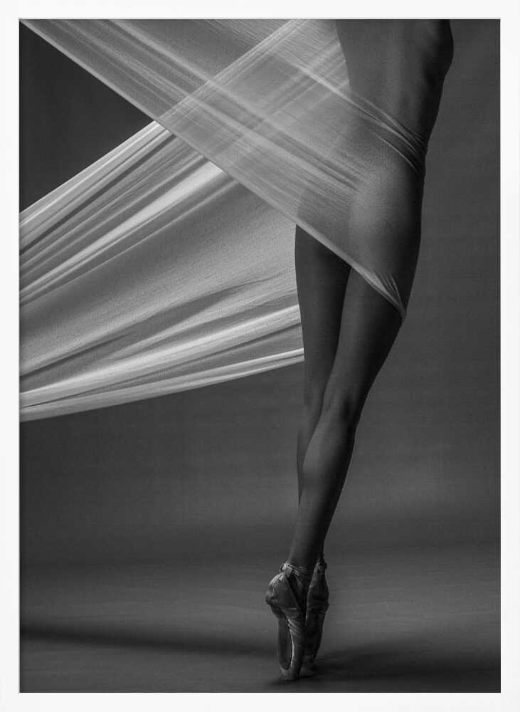 Graceful Ballet Form Art Print UK — Abstract Calm Wall Art — Office — Wall It All Prints