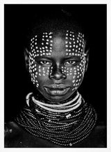 African Dotted Portrait