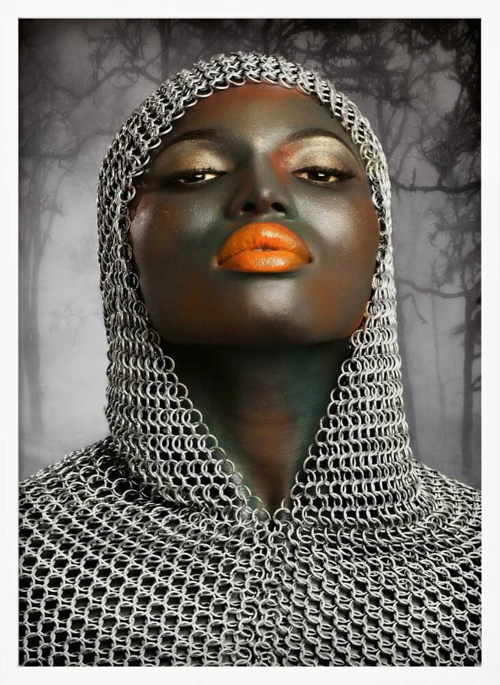 Dark Fantasy Warrior Art Print UK — Dark Moody Dark Wall Art — Living Room — Wall It All Prints