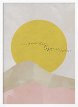Serene Desert Sun Birds