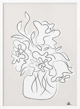 Minimalist Floral Drawing