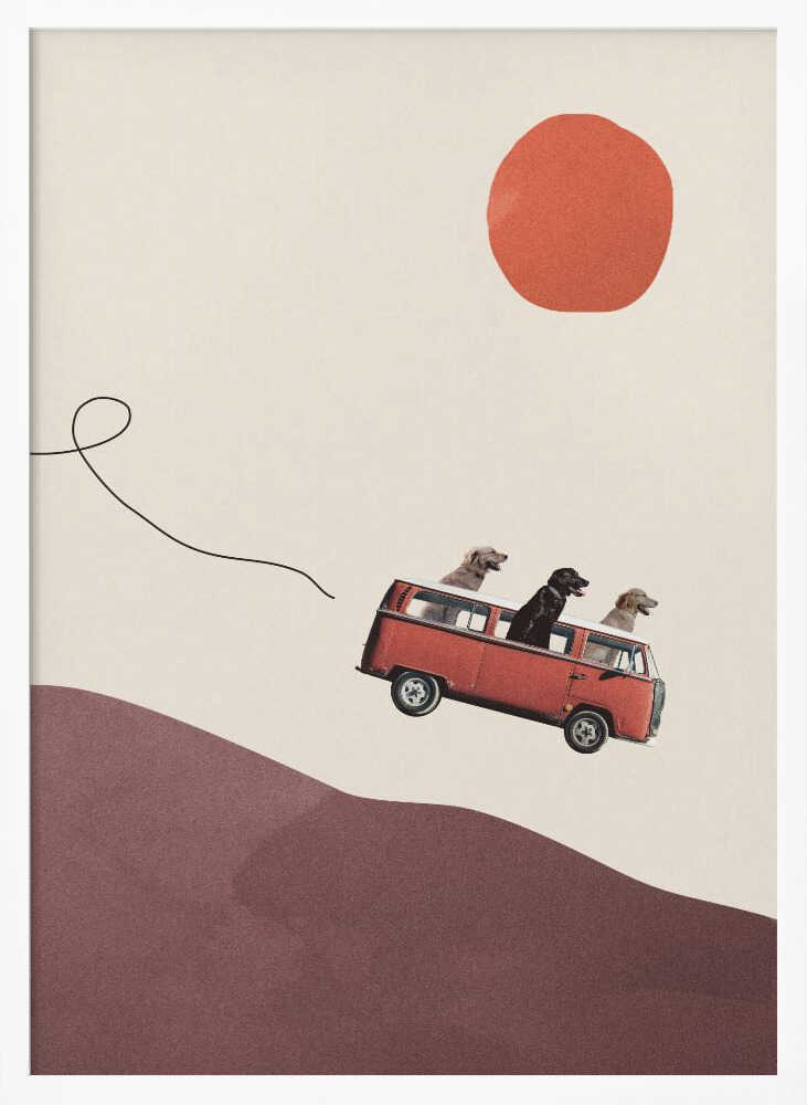 Adventure gang Art Print UK — Abstract Minimal Wall Art — Office — Wall It All Prints