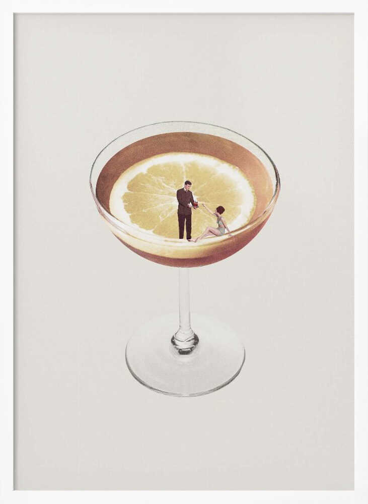 My drink needs a drink Art Print UK — Portrait Elegant Wall Art — Kitchen — Wall It All Prints