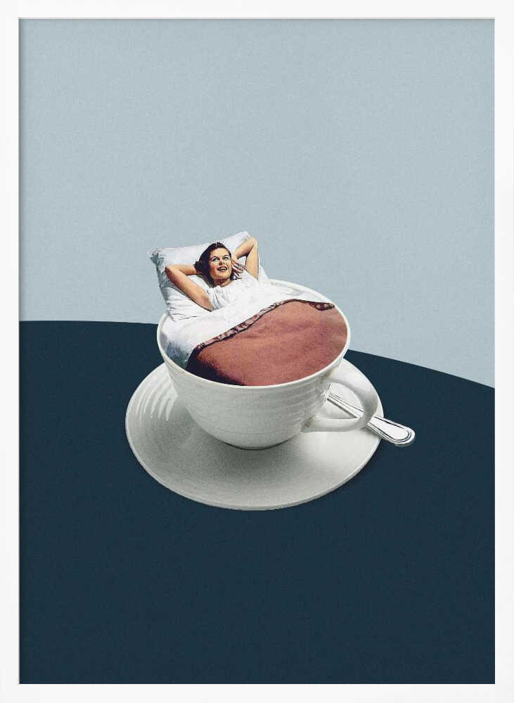Untitled Art Print UK — Portrait Vibrant Wall Art — Bedroom — Wall It All Prints