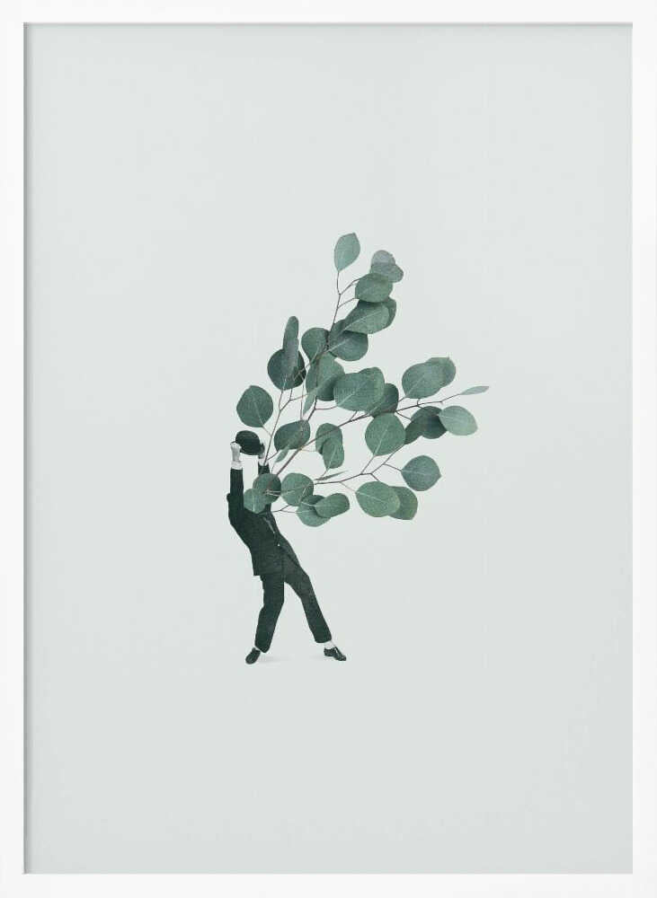 The extravert Art Print UK — Botanical Minimal Wall Art — Office — Wall It All Prints