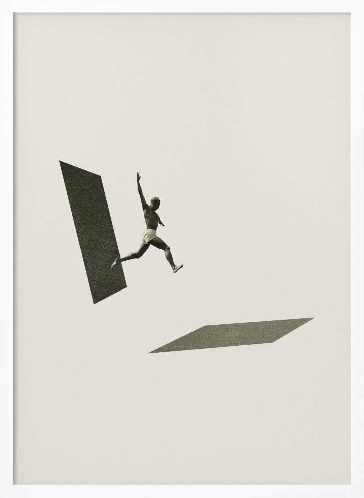 Not the one to wait Art Print UK — Abstract Minimal Wall Art — Bathroom — Wall It All Prints