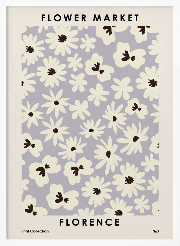 Flower Market Florence Art Print UK — Botanical Calm Wall Art — Office — Wall It All Prints