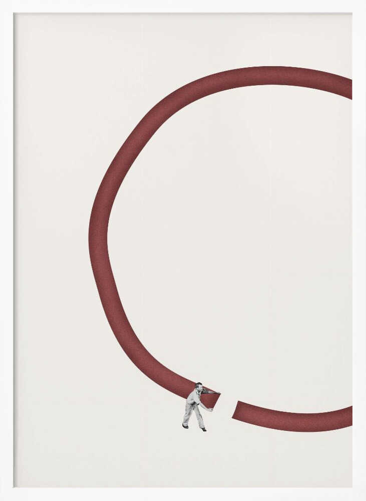 Let's reconnect Art Print UK — Abstract Minimal Wall Art — Office — Wall It All Prints
