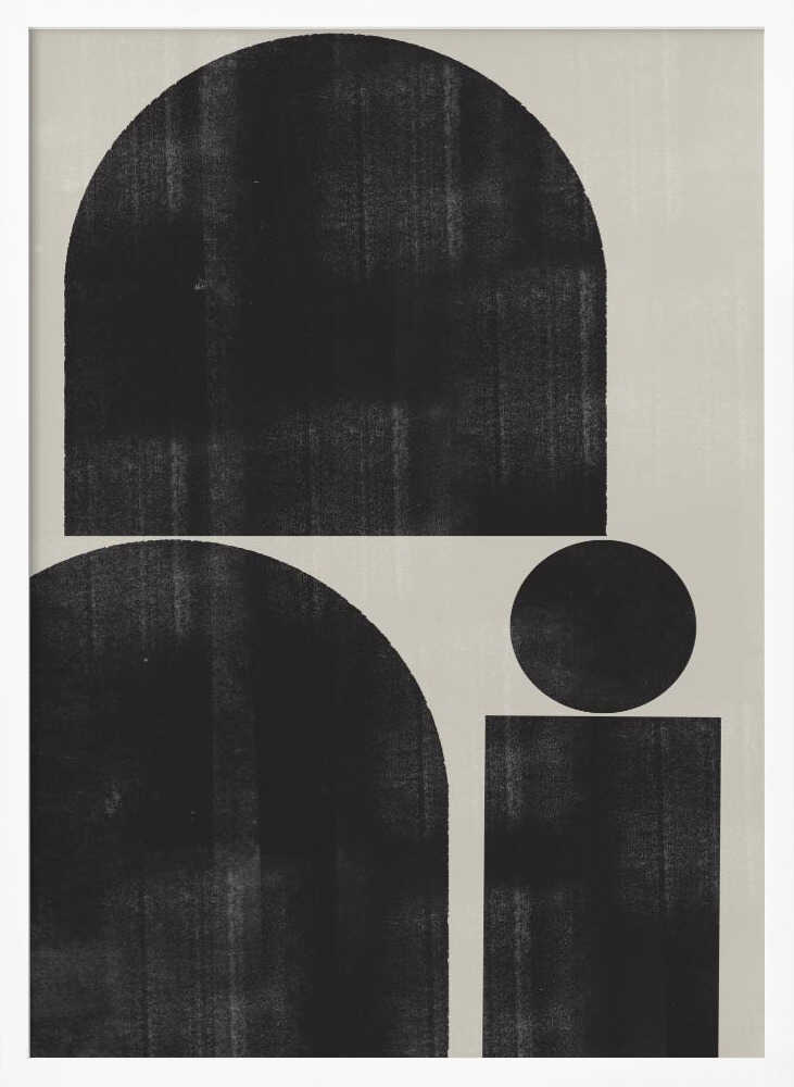 Geometric Silence Art Print UK — Abstract Vibrant Wall Art — Office — Wall It All Prints
