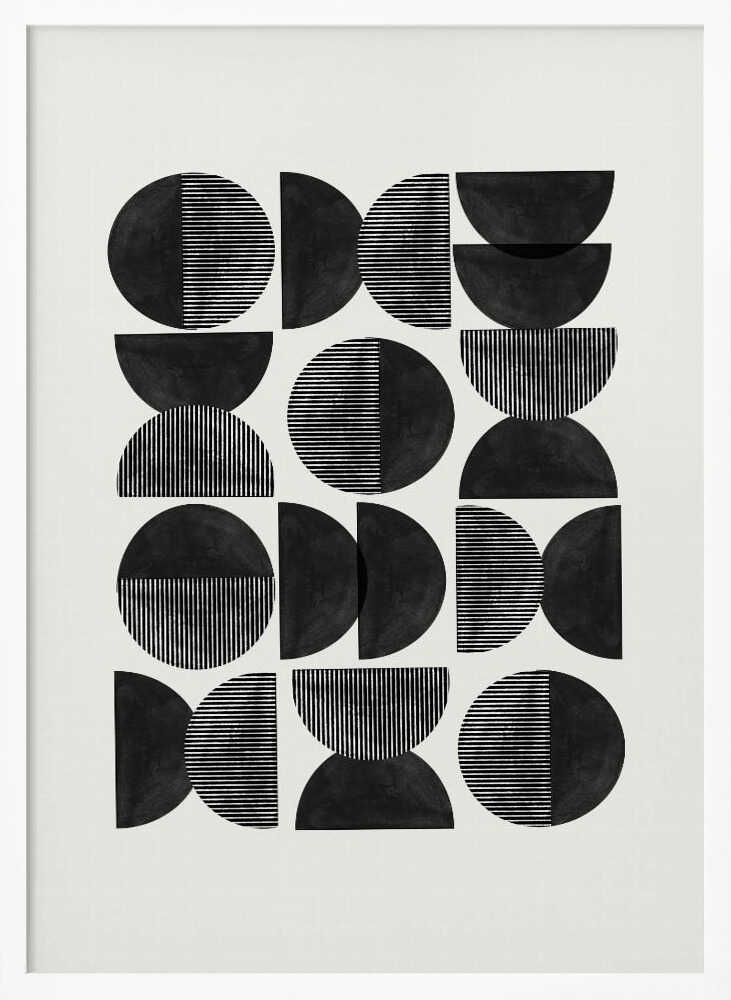 Geometric Rhythm Art Print UK — Abstract Vibrant Wall Art — Office — Wall It All Prints
