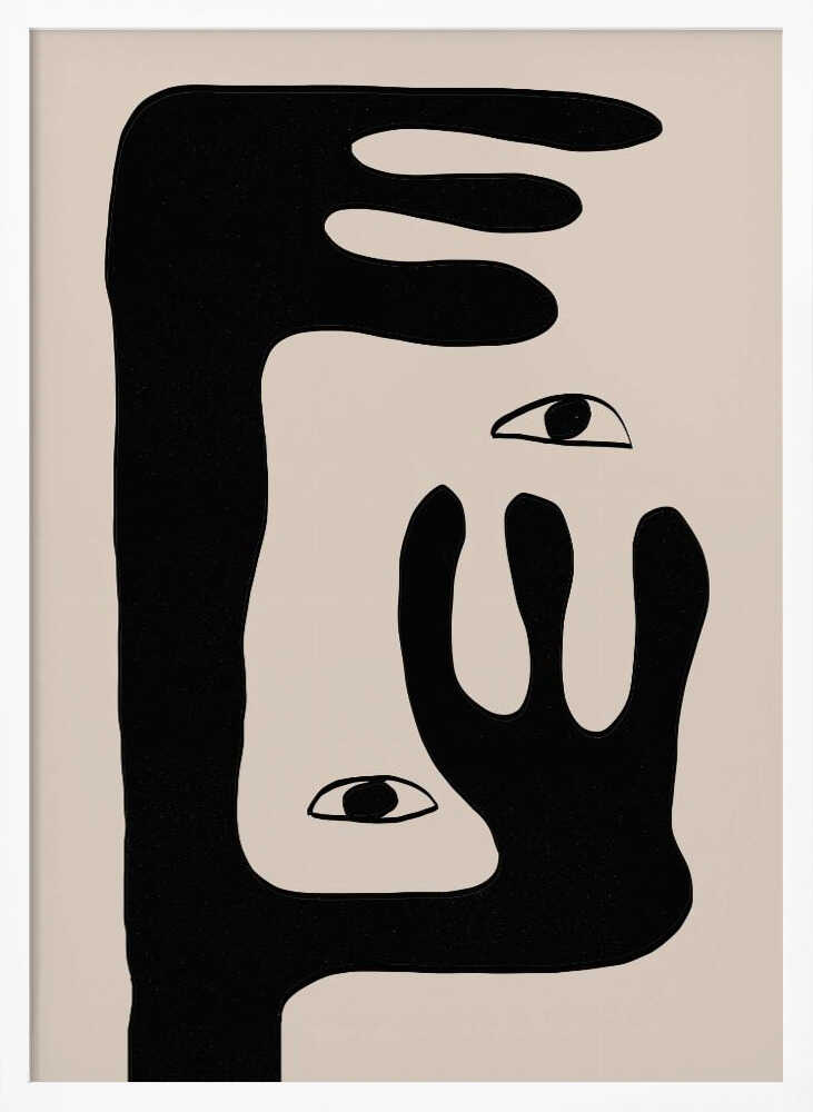 Surreal Gaze Art Print UK — Abstract Calm Wall Art — Office — Wall It All Prints