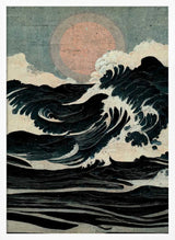Celestial Wavescape Art Print UK — Japanese Vibrant Wall Art — Living Room — Wall It All Prints