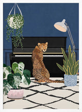 Cheetah By The Piano