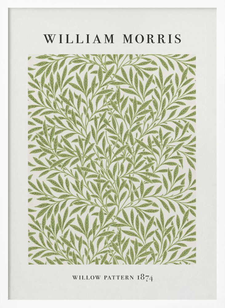Willow Pattern Art Print UK — Botanical Fresh Wall Art — Living Room — Wall It All Prints