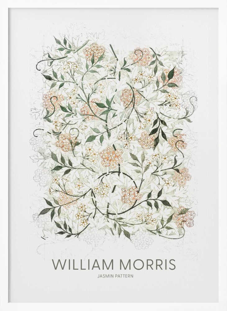 Jasmine Art Print UK — Botanical Vibrant Wall Art — Living Room — Wall It All Prints