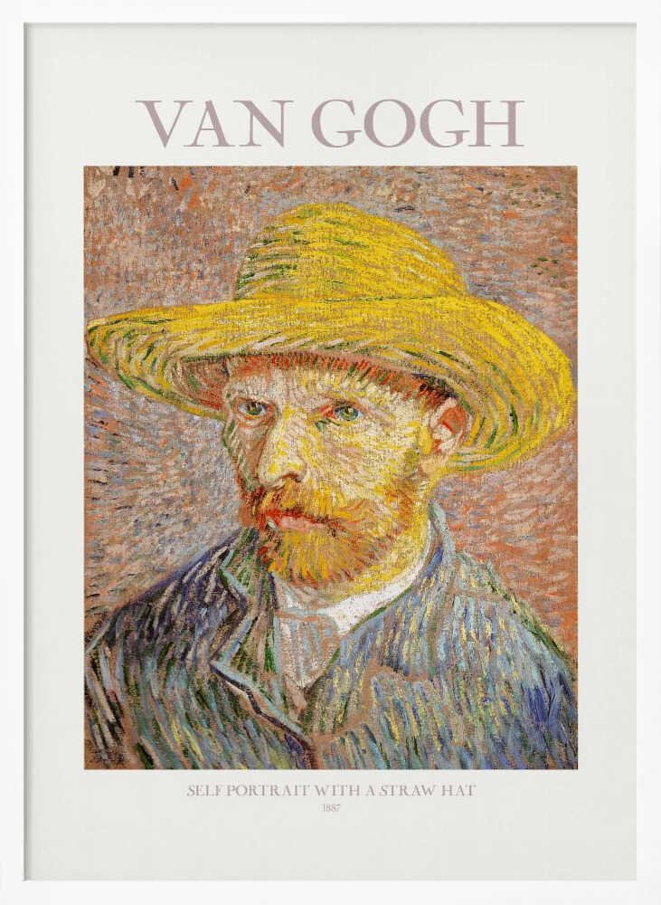 Self Portrait With Straw Hat