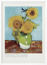 Vase With Three Sunflowers