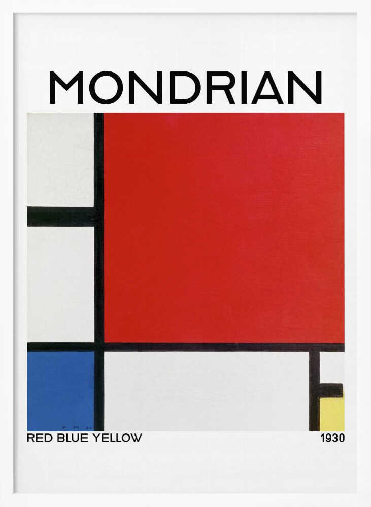 Composition with Red, Blue, and Yellow 1930