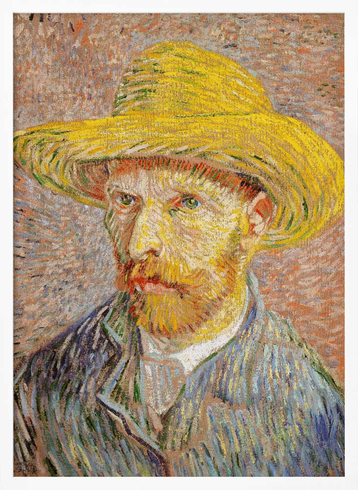 Self Portrait With Straw Hat